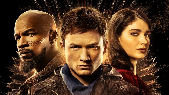Jamie Foxx and Taron Egerton from Robin Hood