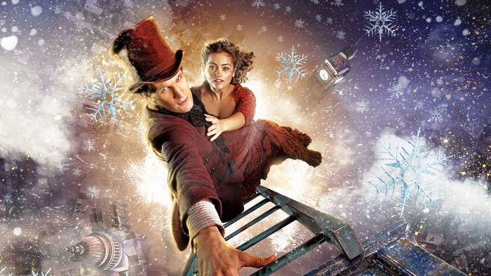 Matt Smith and Jenna Coleman from Doctor Who