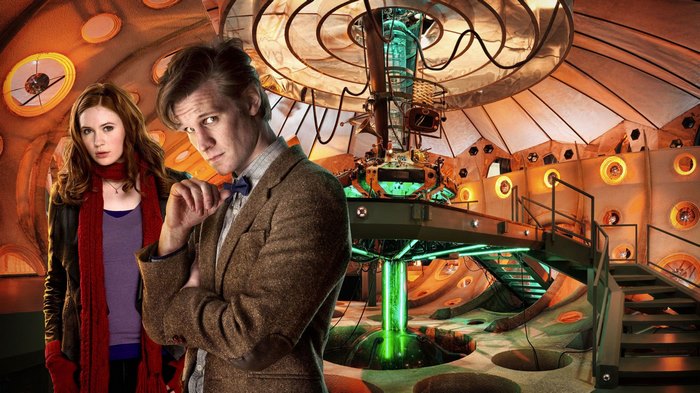 Matt Smith and Karen Gillan in Doctor Who