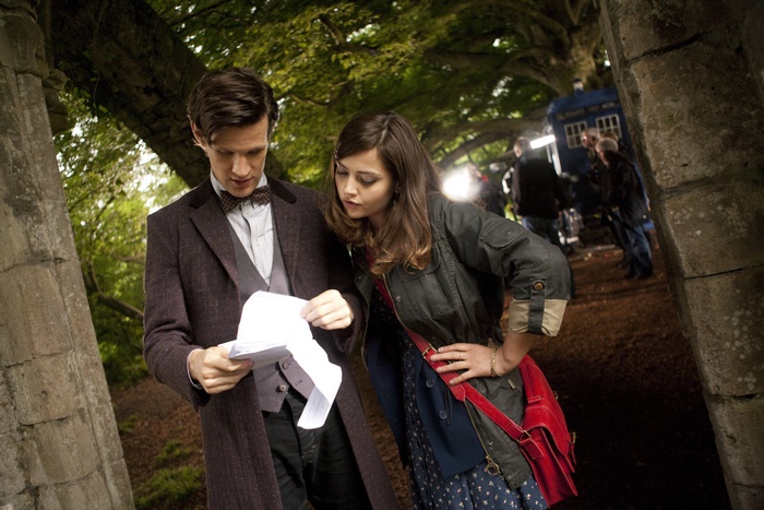 Matt Smith and Jenna Coleman from Doctor Who