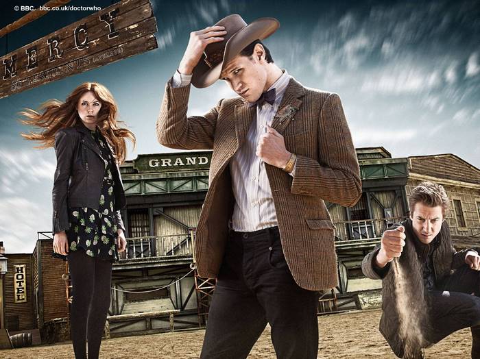 Doctor Who: The Eleventh Doctor and Companions in the Wild West