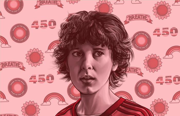 Millie Bobby Brown Stranger Things Art