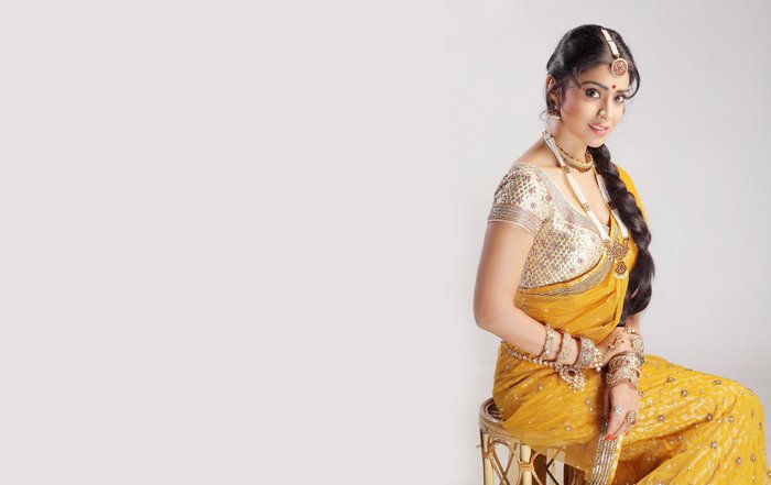 Shriya Saran in traditional Indian attire