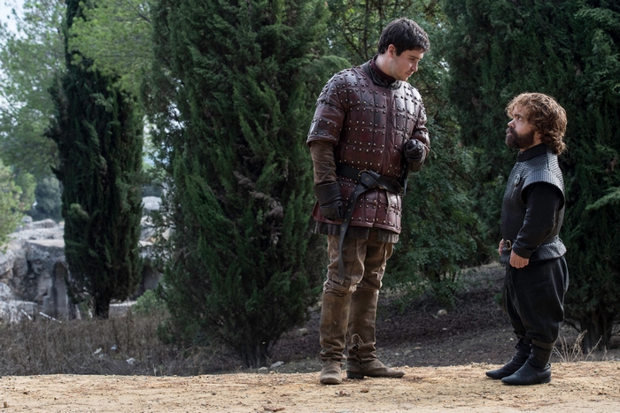 Podrick Payne and Tyrion Lannister from Game of Thrones
