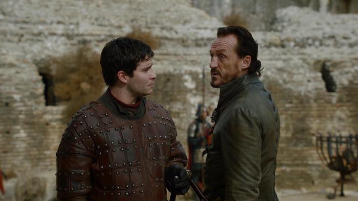 Podrick Payne and Bronn from Game of Thrones