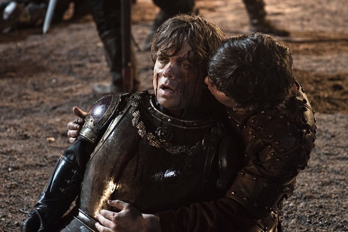 Podrick Payne and Tyrion Lannister from Game of Thrones