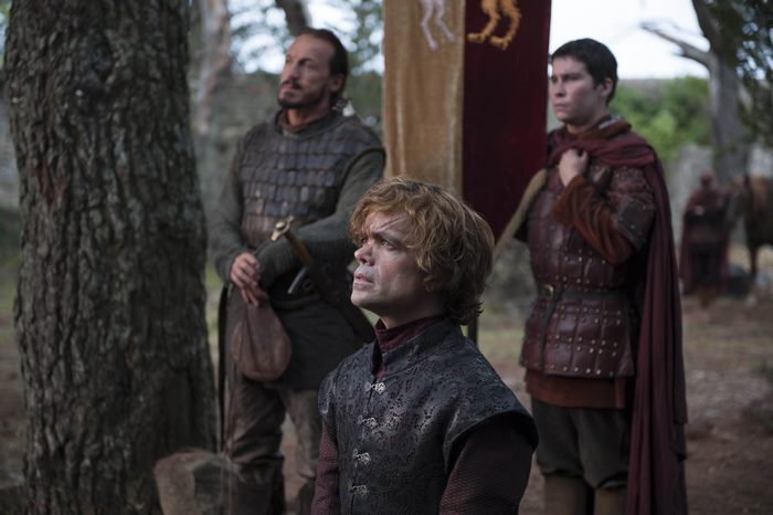 Tyrion Lannister and soldiers from Game of Thrones