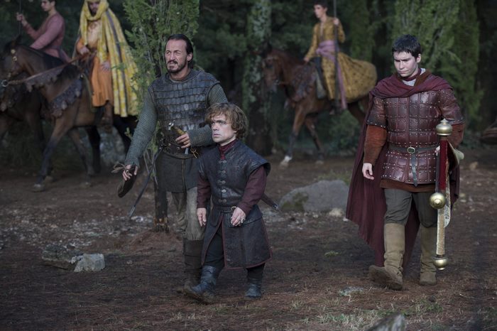 Tyrion Lannister and Bronn from Game of Thrones