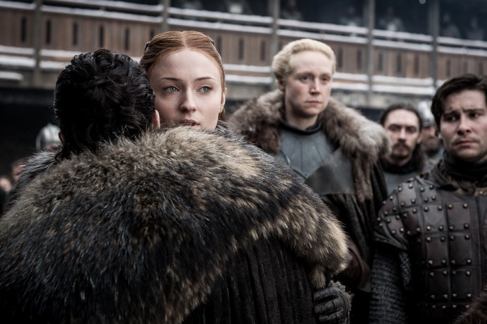 Sansa Stark and Brienne of Tarth from Game of Thrones