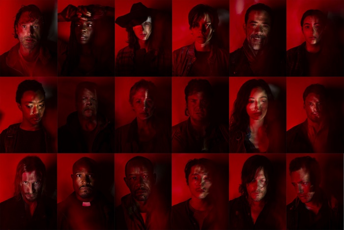 The Walking Dead Cast Collage