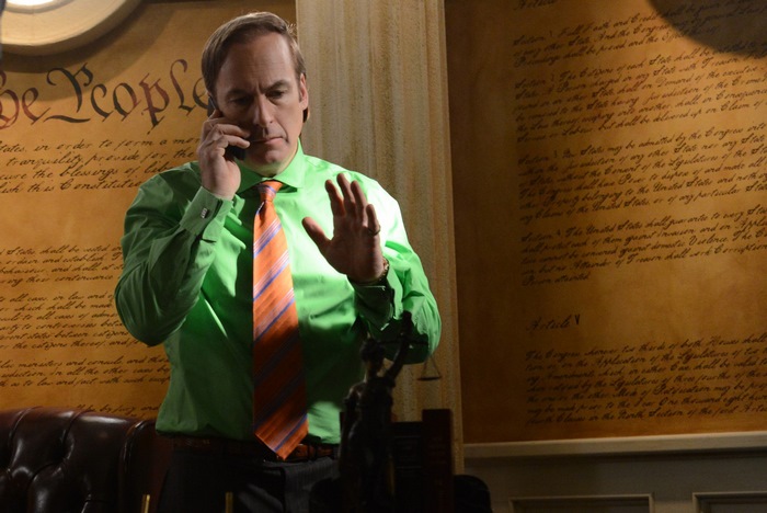 Bob Odenkirk on the phone