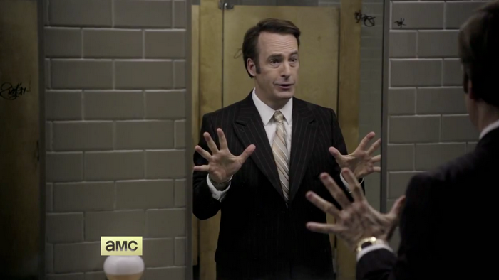 Bob Odenkirk in a suit