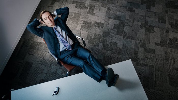 Bob Odenkirk in an office