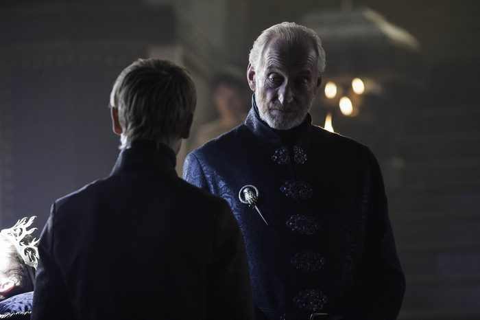 Tywin Lannister and Jaime Lannister from Game of Thrones