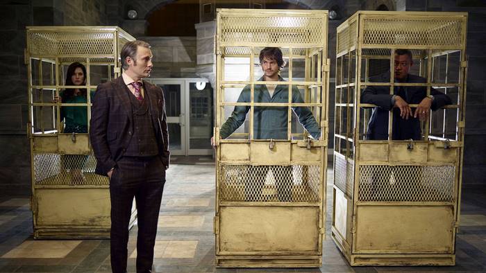 Hannibal: Will Graham and others in cages