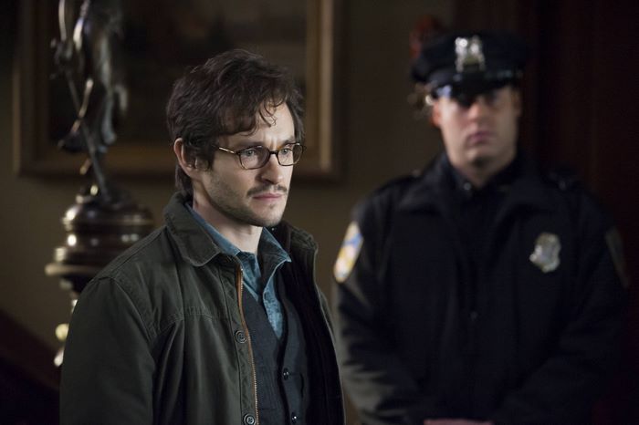 Hugh Dancy and Police Officer