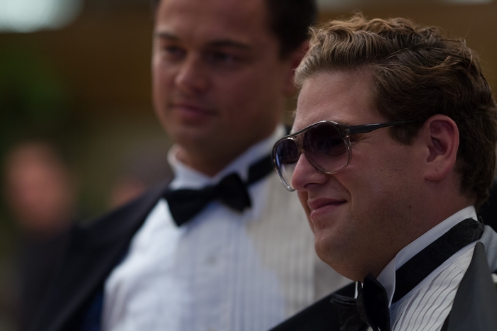Jonah Hill and Leonardo DiCaprio in Tuxedos