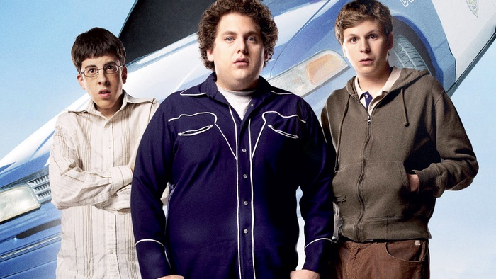 Jonah Hill, Michael Cera, and Christopher Mintz-Plasse