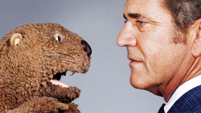 Mel Gibson and a puppet