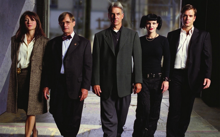 NCIS Team Poses for a Photo
