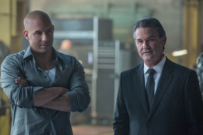 Vin Diesel and Kurt Russell in Fast & Furious