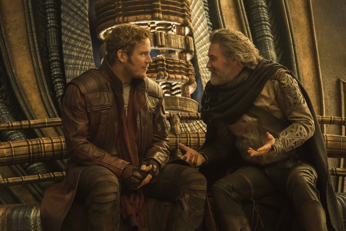 Star-Lord and Ego from Guardians of the Galaxy