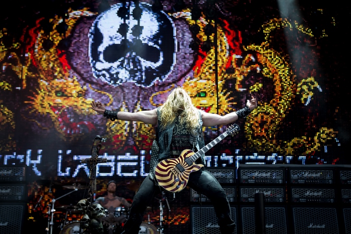 Zakk Wylde performing live on stage