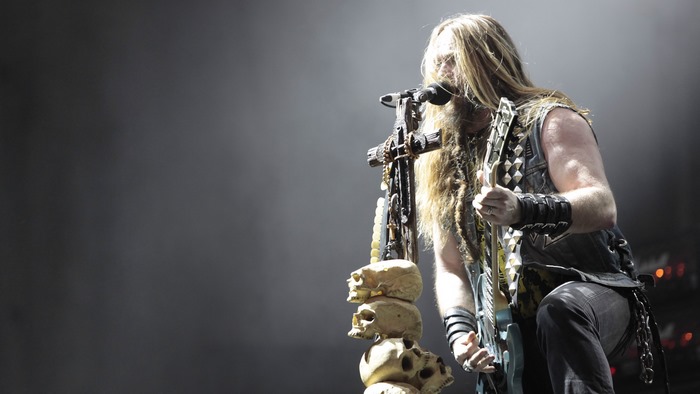 Zakk Wylde performing on stage