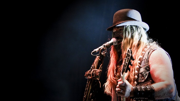 Zakk Wylde performing live on stage