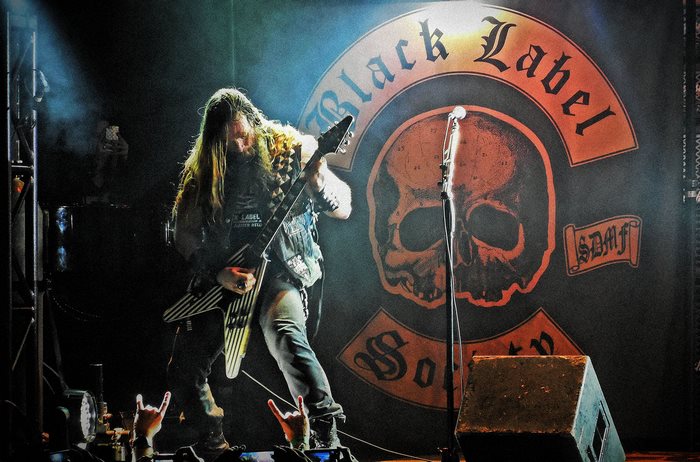 Zakk Wylde performing with Black Label Society