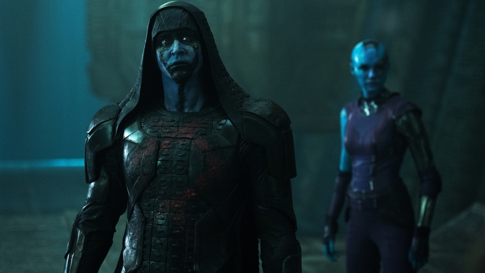 Ronan the Accuser and Nebula from Guardians of the Galaxy