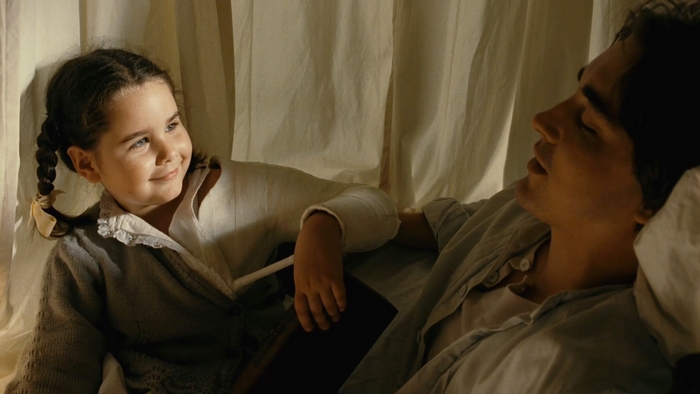 Lee Pace and a young girl