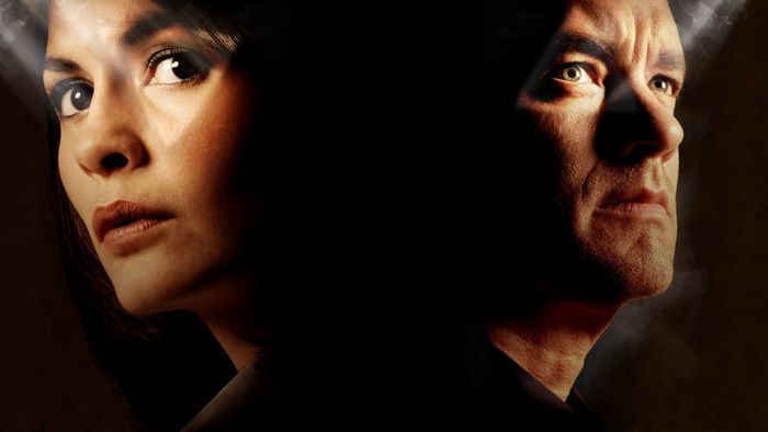 Audrey Tautou and Tom Hanks