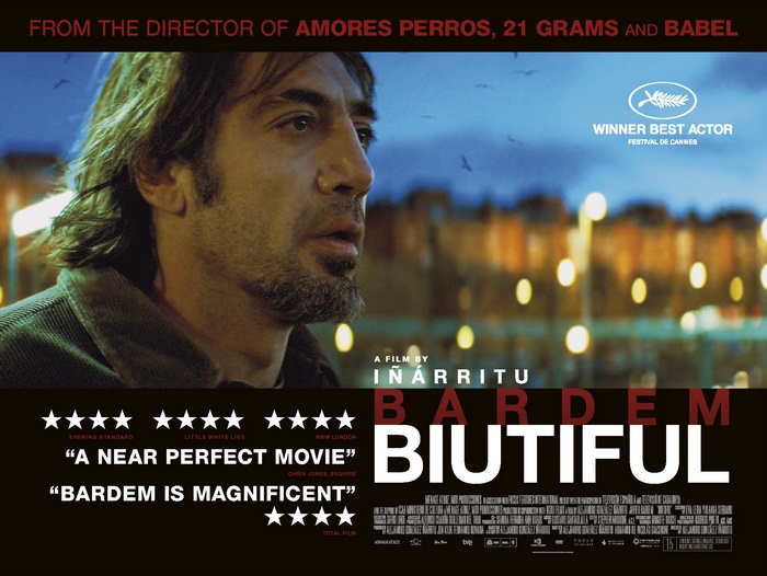Biutiful Movie Poster with Javier Bardem