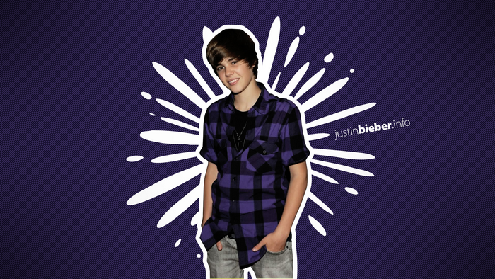 Justin Bieber with graphic elements