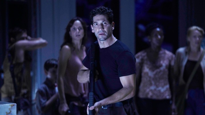 Jon Bernthal with a shotgun