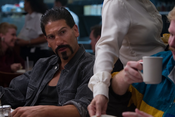 Jon Bernthal in a diner