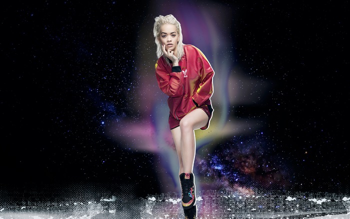 Rita Ora in Adidas Outfit