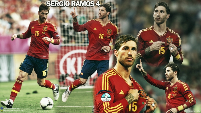 Sergio Ramos from Spain National Football Team
