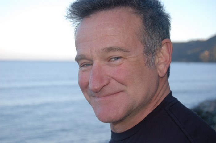 Robin Williams by the water