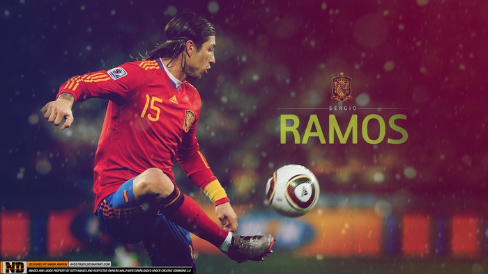 Sergio Ramos from Spain National Football Team