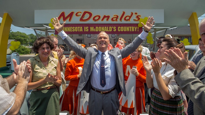 Michael Keaton at McDonald's