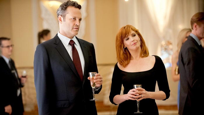 Vince Vaughn and woman at a party