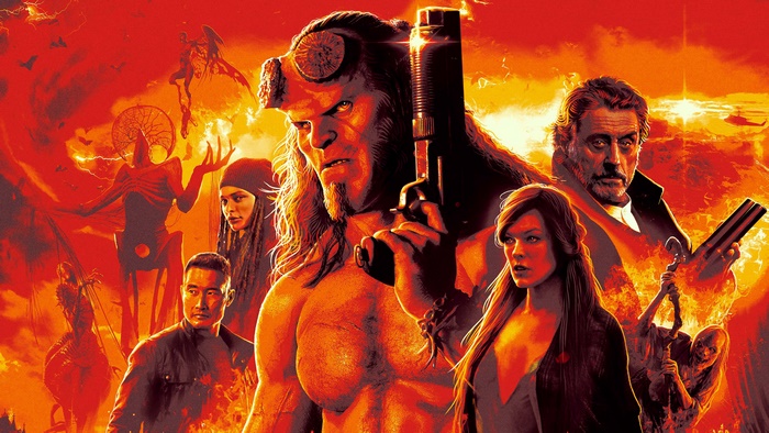 Hellboy with Milla Jovovich and Ian McShane