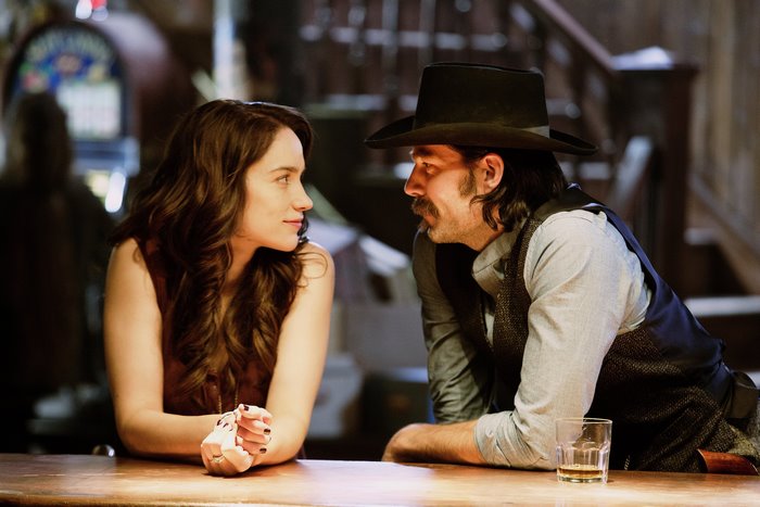 Melanie Scrofano in a Western Saloon