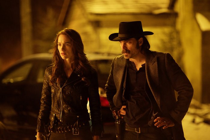 Melanie Scrofano in Western Attire