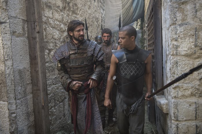Jaime Lannister and Grey Worm in Essos