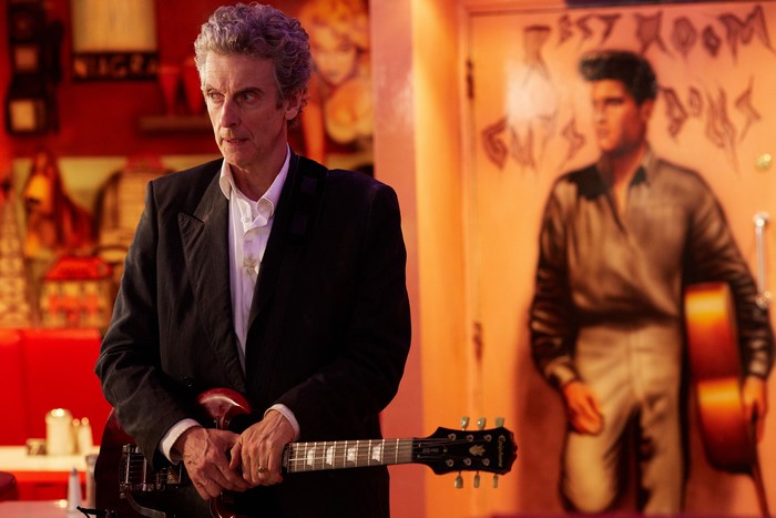 Peter Capaldi with Guitar
