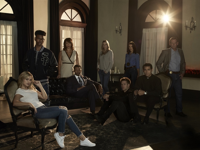 Olivia Holt and cast of Cruel Summer
