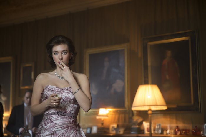 Vanessa Kirby as Princess Margaret in The Crown